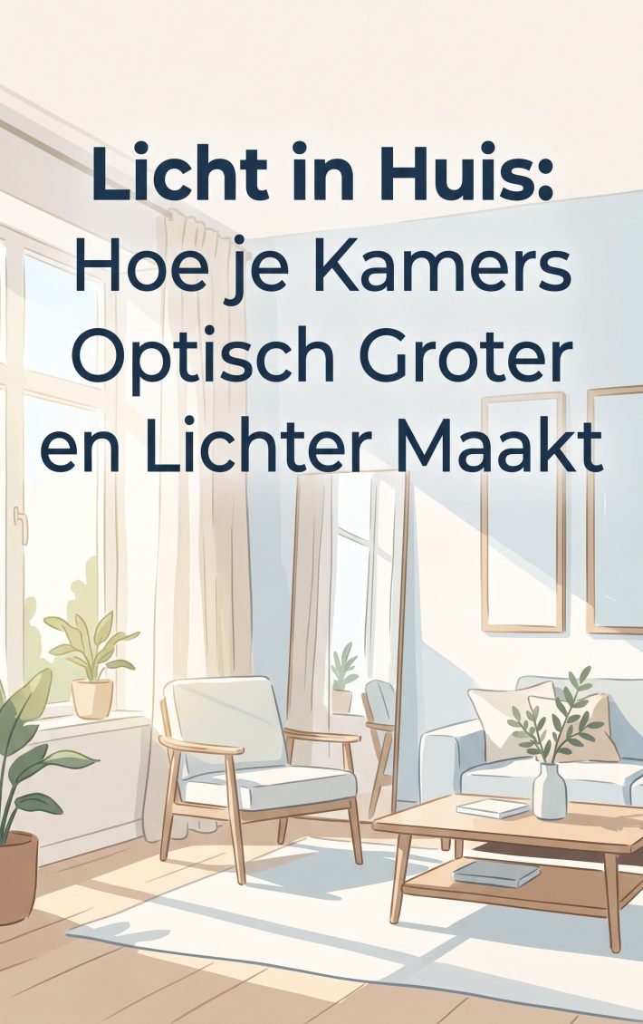 Licht in Huis: Hoe je Kamers Optisch Groter en Lichter Maakt