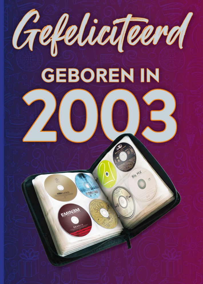 4x Felicitatieboekje 2003 + 4x envelop 4x Felicitatieboekje 2003 + 4x envelop