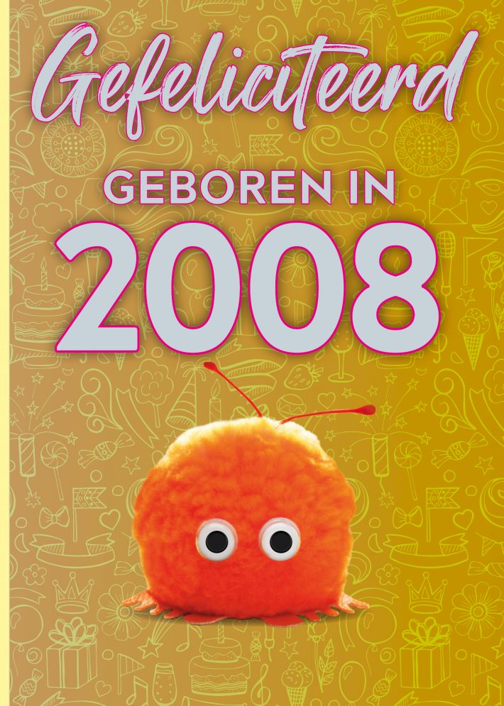 4x Felicitatieboekje 2008 + 4x envelop 4x Felicitatieboekje 2008 + 4x envelop
