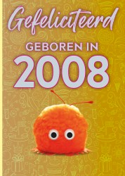 4x Felicitatieboekje 2008 + 4x envelop 4x Felicitatieboekje 2008 + 4x envelop