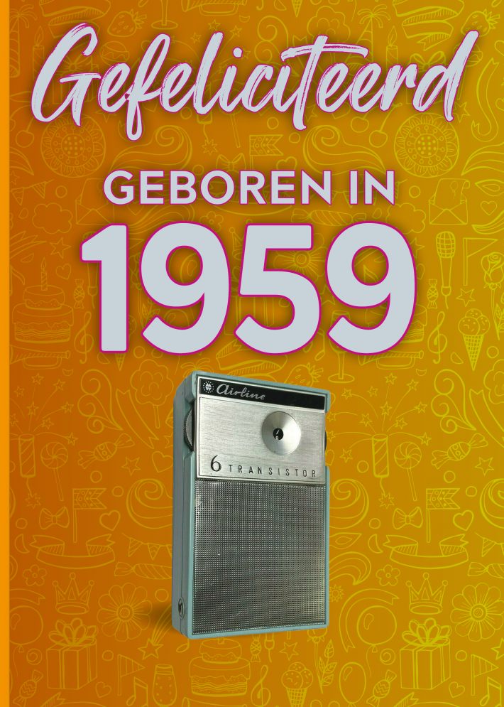 4x Felicitatieboekje 1959 +4x envelop 4x Felicitatieboekje 1959 +4x envelop