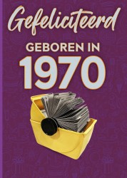 4x Felicitatieboekje 1970 +4x envelop 4x Felicitatieboekje 1970 +4x envelop