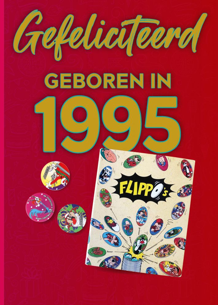 Gefeliciteerd geboren in 1995 set van 4