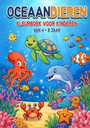 Kleurboek voor Kinderen van 4-8 jaar - Oceaandieren