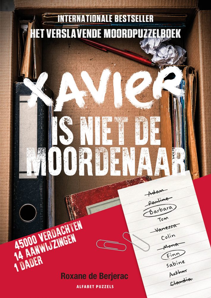 Moordpuzzelboek - Xavier is niet de moordenaar