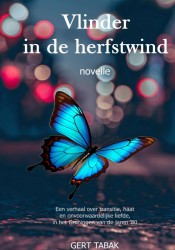 Vlinder in de herfstwind