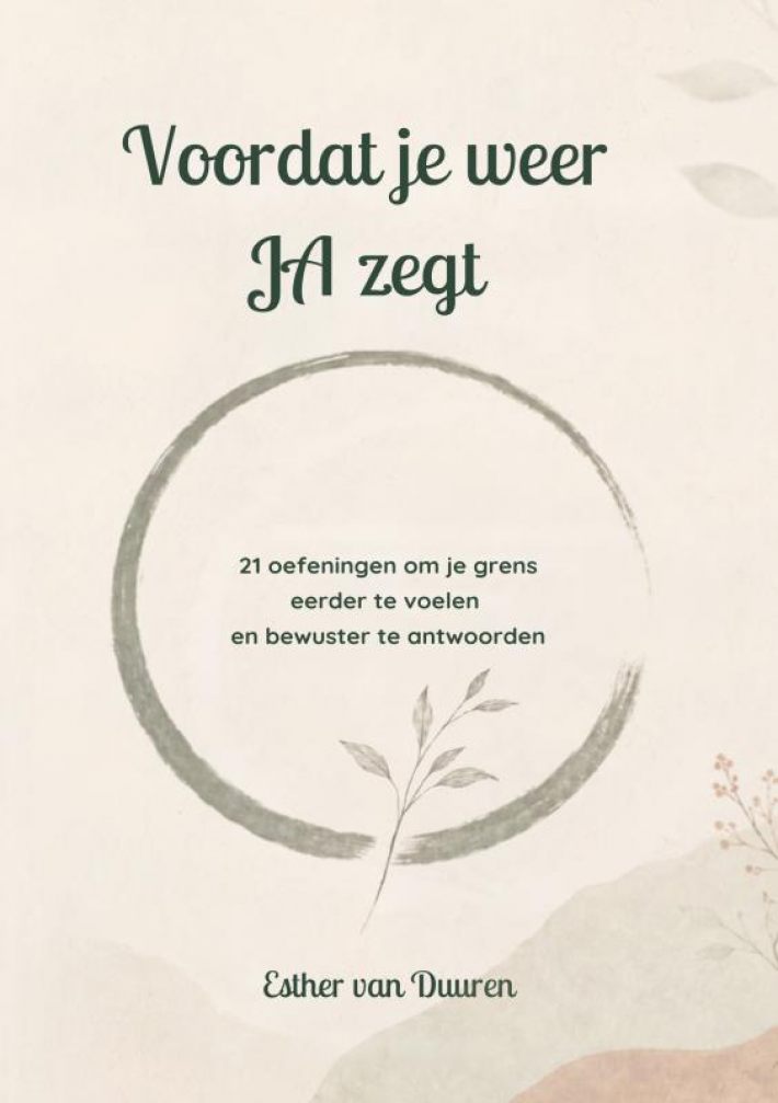 Voordat je weer ja zegt