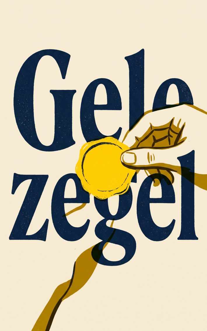 Gele zegel