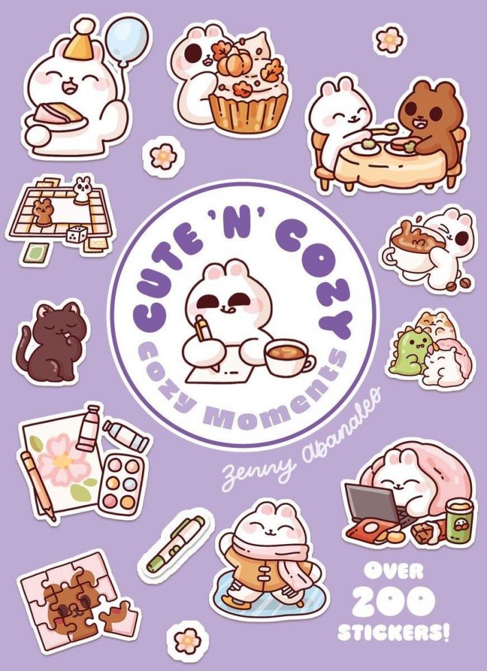 Cozy Moments: A Cute 'n' Cozy Little Sticker Book Cozy Moments: A Cute 'n' Cozy Little Sticker Book