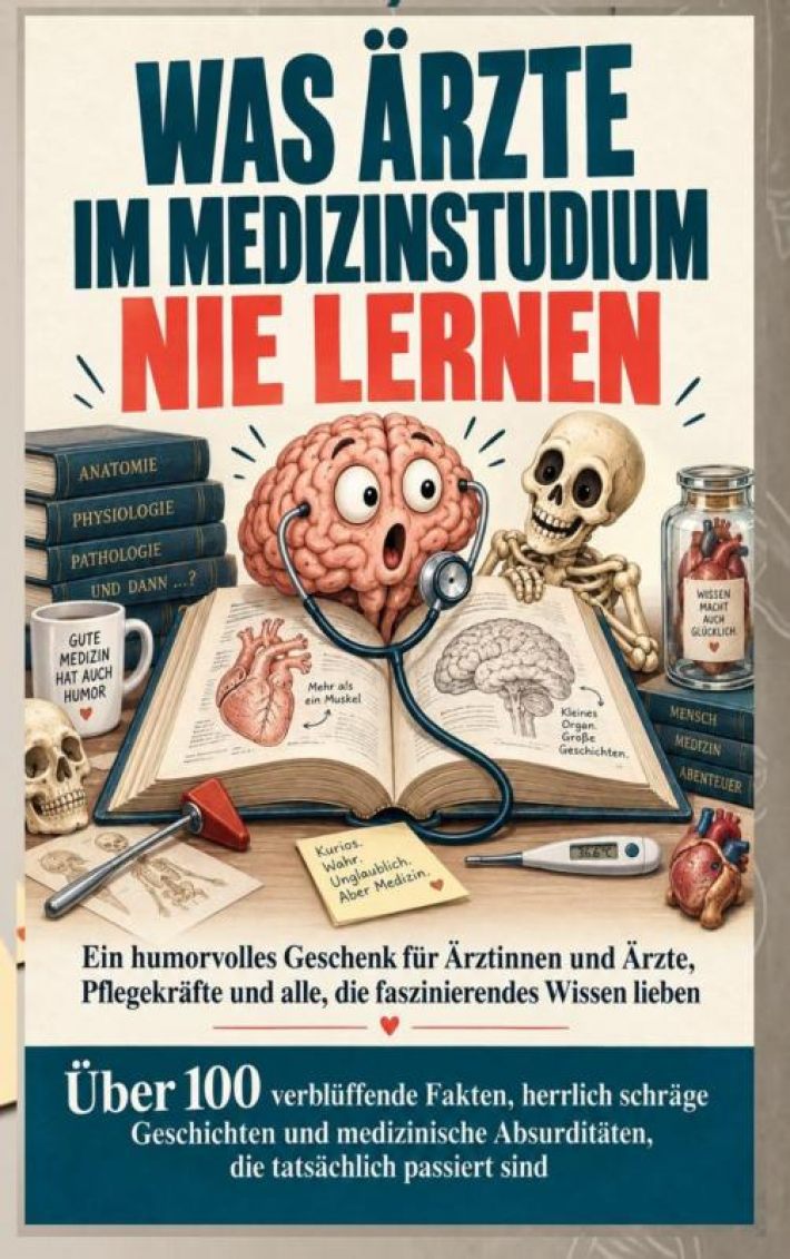 WAS ÄRZTE IM MEDIZINSTUDIUM NIE LERNEN: Ein humorvolles Geschenk für Ärztinnen und Ärzte, Pflegekräfte und alle, die faszinierendes Wissen lieben