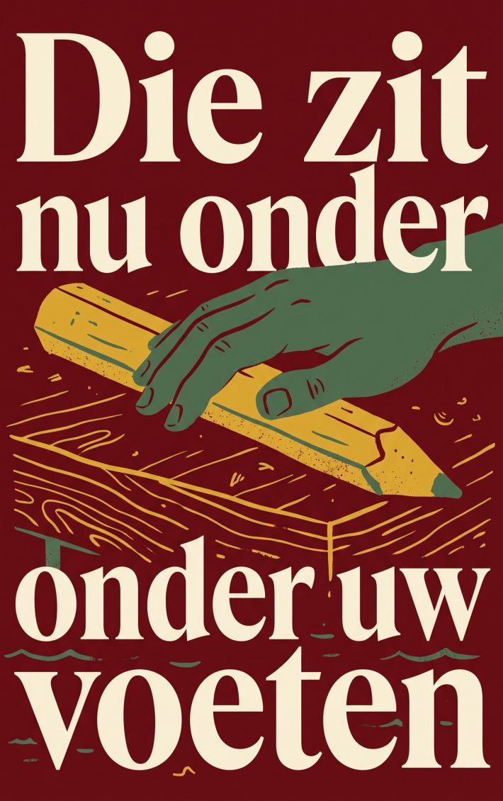 Die zit nu onder uw voeten