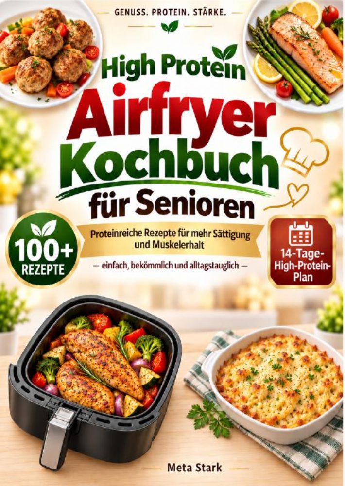 High Protein Airfryer Kochbuch für Senioren High Protein Airfryer Kochbuch für Senioren
