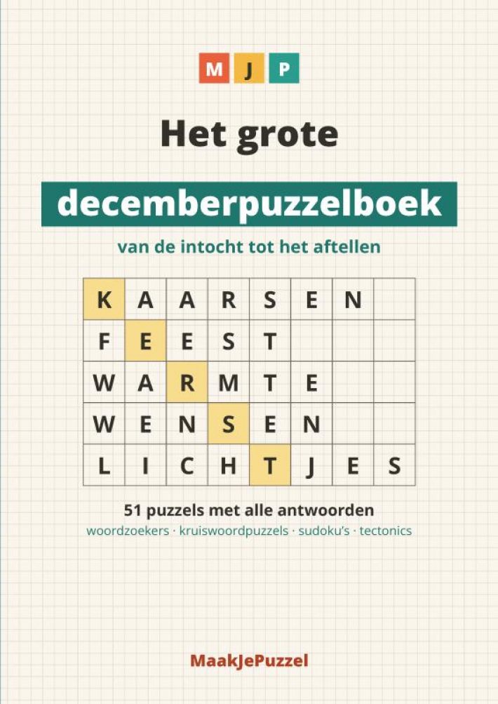 Het grote decemberpuzzelboek