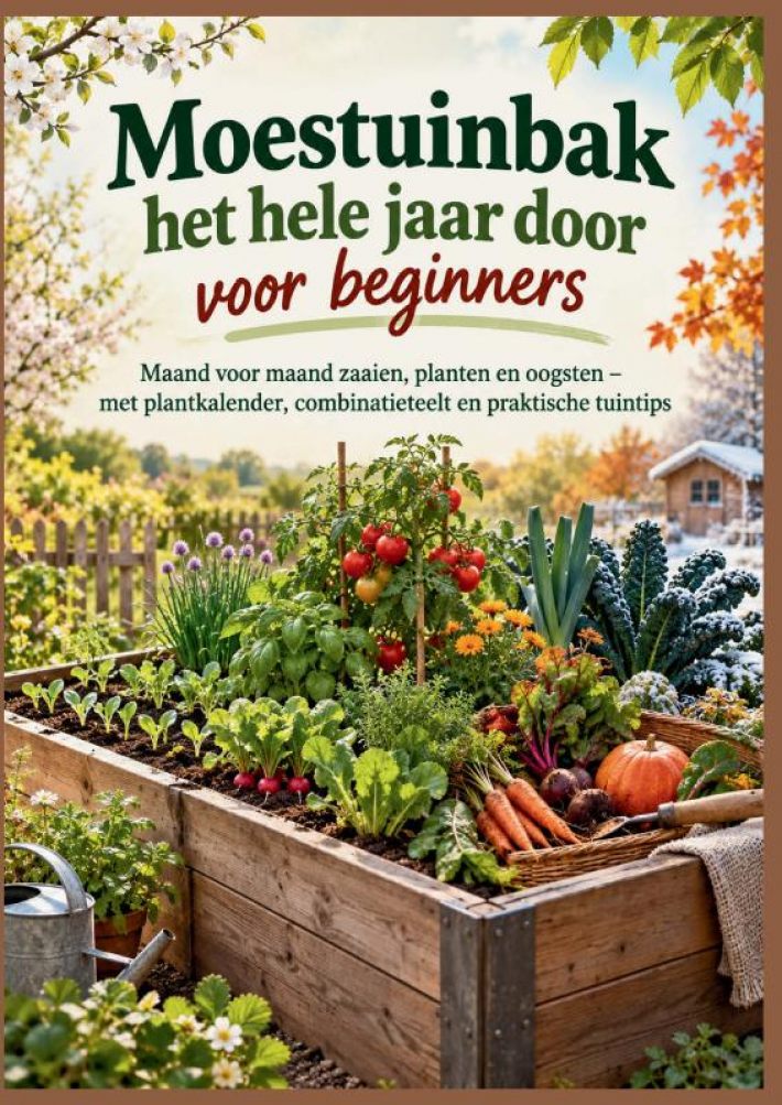 Moestuinbak het hele jaar door voor beginners Moestuinbak het hele jaar door voor beginners