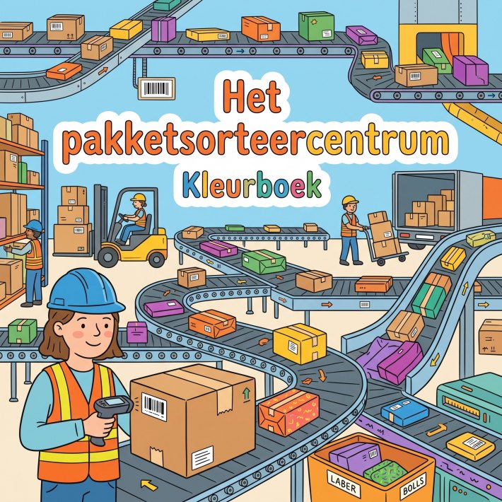 Het pakketsorteercentrum