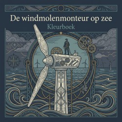 De windmolenmonteur op zee
