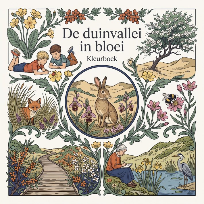 De duinvallei in bloei