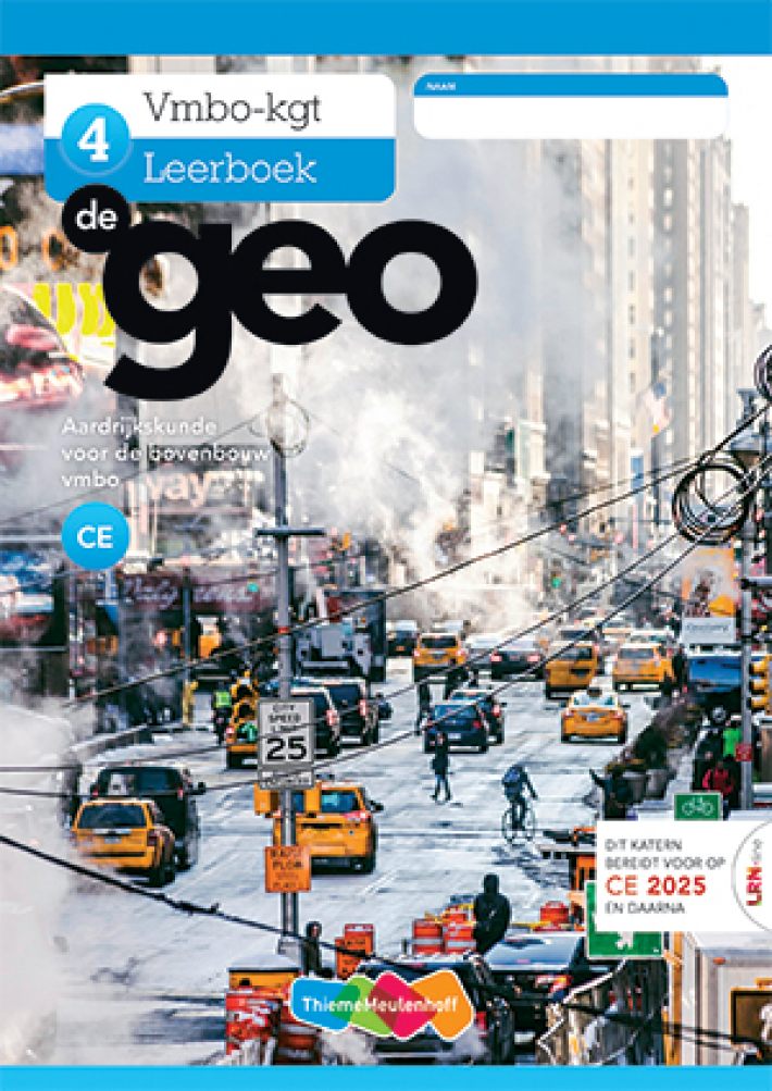 De Geo Leerboek 4 vmbo-kgt (CE)