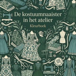 De kostuumnaaister in het atelier