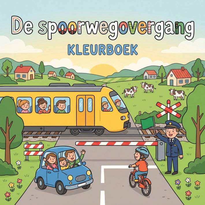 De spoorwegovergang