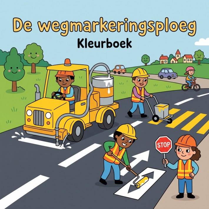 De wegmarkeringsploeg