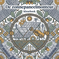 De zonnepaneelmonteur