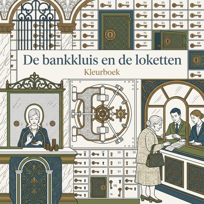 De bankkluis en de loketten