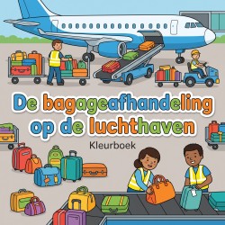 De bagageafhandeling op de luchthaven