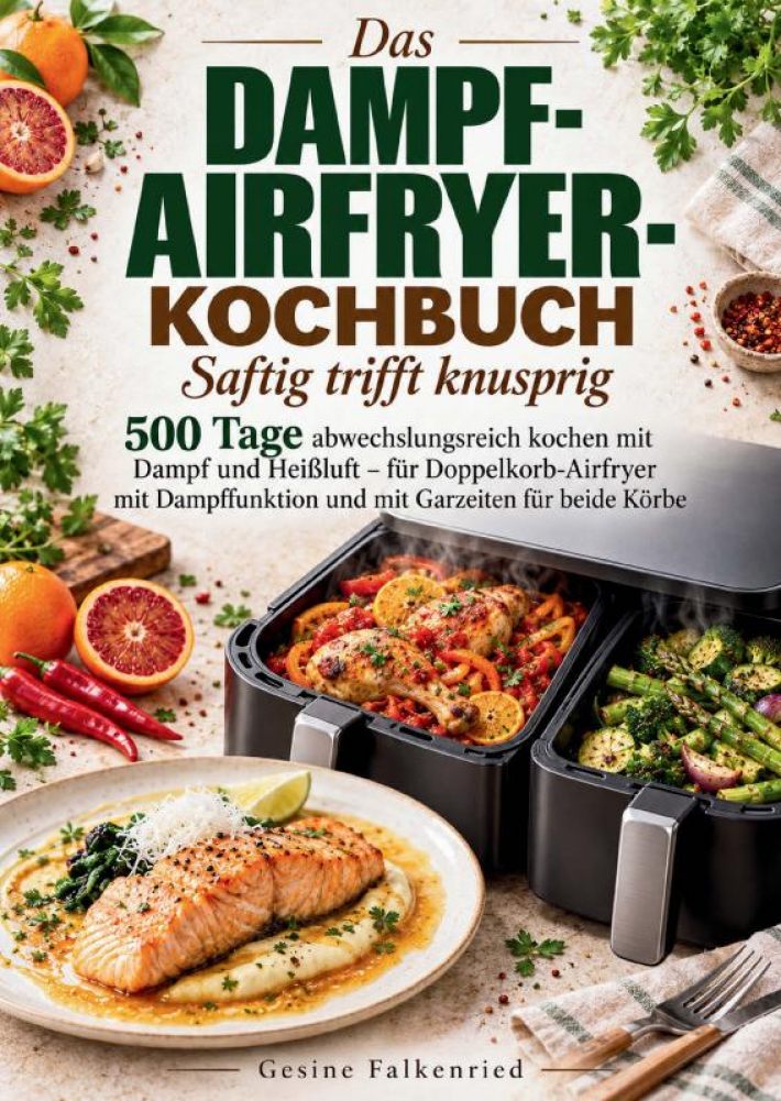 Das Dampf-Airfryer-Kochbuch: Saftig trifft knusprig Das Dampf-Airfryer-Kochbuch: Saftig trifft knusprig