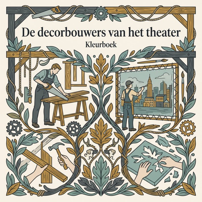 De decorbouwers van het theater